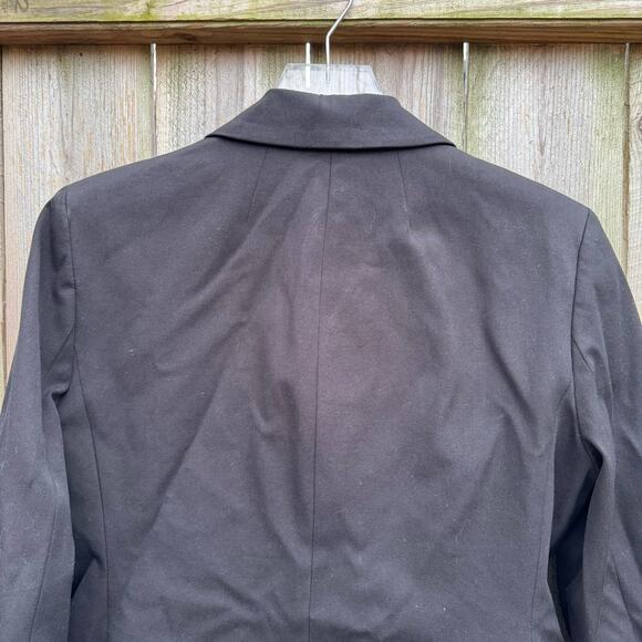 J. Crew Devon blazer in bi-stretch cotton blend Double Breasted Vented Black 12 - Picture 5 of 9